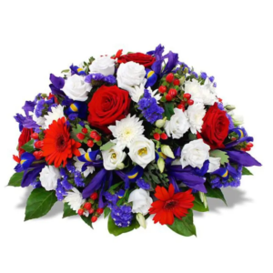 ROUND SHAPE FLORAL DECORATION FOR MEMORIAL DAY