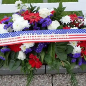 WREATH FOR MEMORIAL DAY AND VETERANS DAY